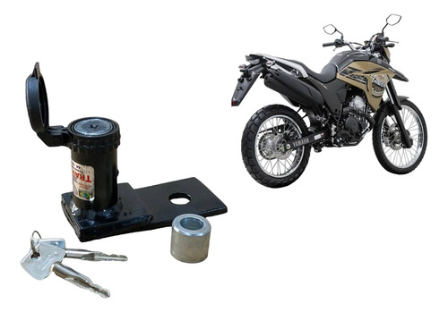 Trava Coroa Antifurto Para Moto Lander 2024 Trava Bem