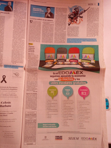 Periodico El Universal No 37956 Miercoles 20 De Octubre 2021 (Usado)