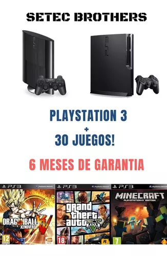 Playstation 3 Ps3 Super Slim + 45 Jogos + Fifa 19 + Gta5