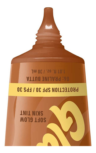 Base de maquillaje líquida NYX Professional Makeup GLAZE TINT Spring Base de Maquillaje tono pralaine butta - 30mL 30g