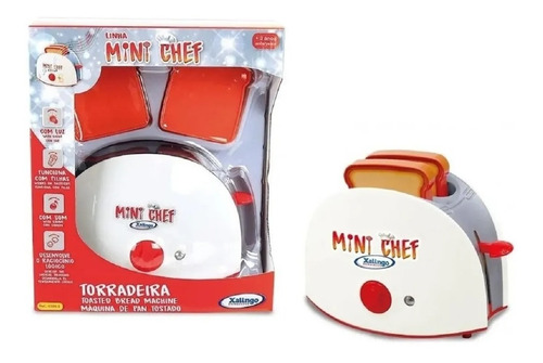 Brinquedo Torradeira Mini Chef Com Luz E Som Xalingo- Unisex