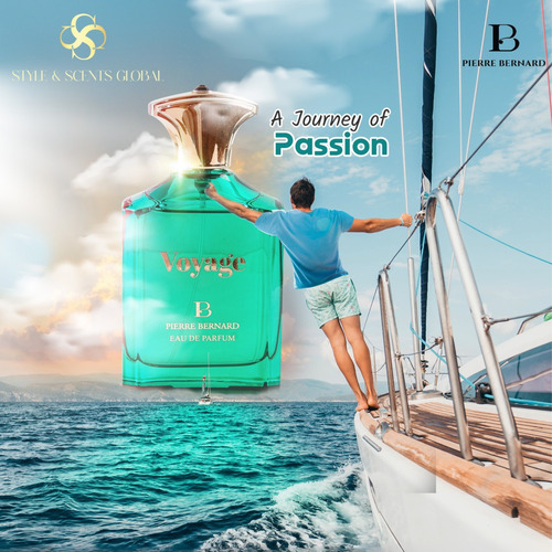 Perfume Árabe Pierre Bernard Voyage Masculino. Original Com Nf. Alta Fixação Na Pele