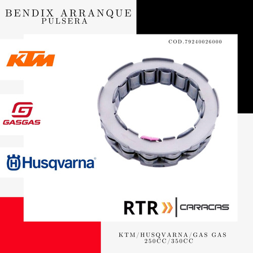 Bendix Arranque (pulsera) Ktm/husqvarna/gas Gas 250cc/350cc