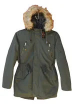 Comprar Parka Hombre, Desmontable, Parka Talle M Parka Verde Militar