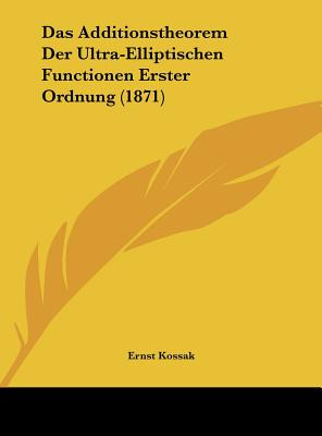 Libro Das Additionstheorem Der Ultra-elliptischen Functio...