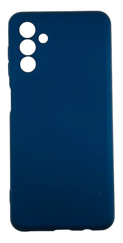 Case Capinha Emborrachada + Pel 3d Para Samsung Galaxy M14 Cor Azul-marinho
