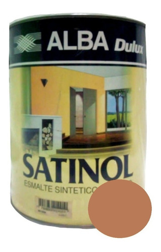 Sintetico Satinado Alba Marron Solo Envio 4 L