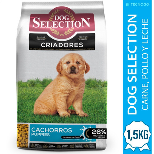 Alimento Dog Selection Criadores para perro cachorro todos los tamaños sabor mix en bolsa de 1.5 kg