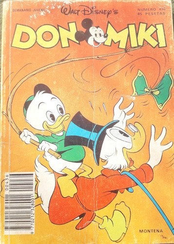 Historieta * Don Miki * Edit. Montena Nº 436 Disney