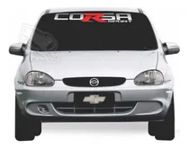 Comprar Ploteo Chevrolet Corsa Parabrisas Gris \u002F R En Rojo