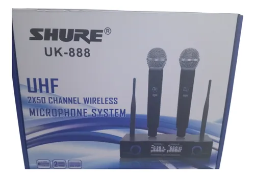 comprar Micrófono Shure Inalámbrico Uk-888 Uhf Profesional
