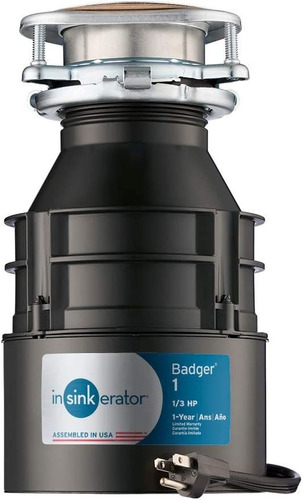 Triturador De Basura Insinkerator Badger 1-1/3 Hp