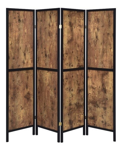 Imagen 3 de 4 de Biombo De Madera Biombo Decorativo 4 Paneles ¡envió Gratis!