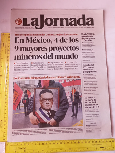 Revista La Jornada No 13703 Septiembre 2022