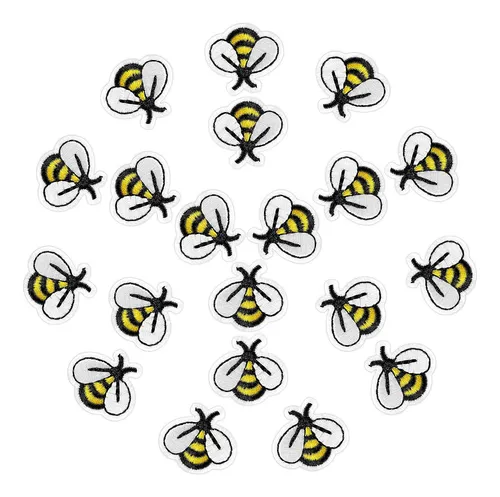 comprar 60 Piezas Parches Bordados De Abeja Parches En Forma De Para