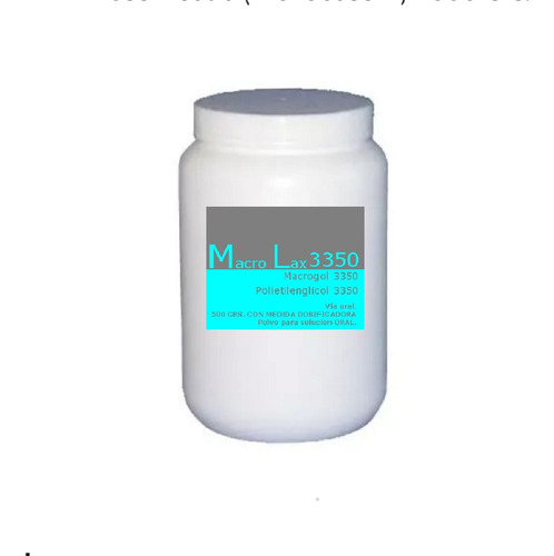 Laxante - Polietilenglicol 3350 - Macro - Lax® 1 Fr 500 Grs.