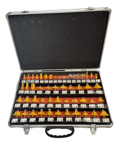 Imagen 2 de 4 de Brocas Para Router 50 Pz Vastago 1/4 Profesional