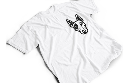 Camiseta Algodón Para Adulto Logo Escudo Perro Bull Terrier