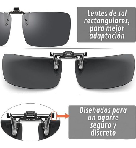 Lentes Montura Magnética Clip-on Gafas De Sol Polarizados