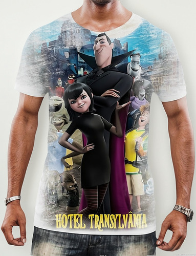 Camiseta Camisa Hotel Transylvania Drácula Mavis Jhonatan 0