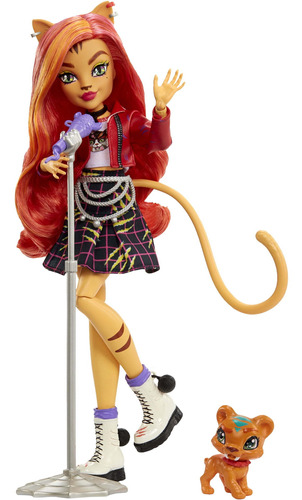 Muñeca Monster High Toralei Stripe Con Mascota Y