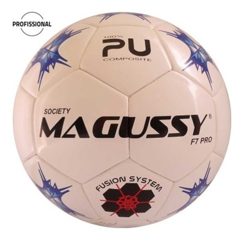 Bola Futebol Society F7 Pro Magussy Cor Branco