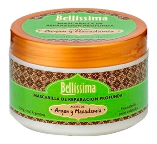 Bellissima Baño De Crema Argan Macadamia Cabello Seco Local