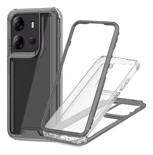 Funda Para Honor Uso Rudo 3 En 1 Grado Militar Antigolpes Negro Honor X8b