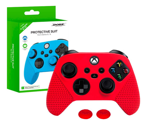 Funda De Silicona Para Mandos Xbox Serie X/s Con Grip Rojo