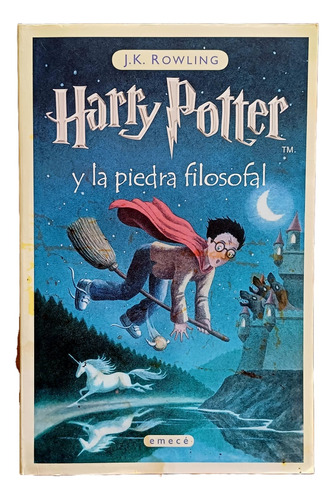 Harry Potter Y La Piedra Filosofal 1era Edición 2000 Emece