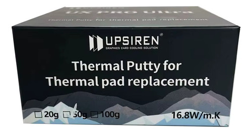 Pad Termico En Gel Upsiren Uxpro Ultra 16.8w/mk 20g Original Gris