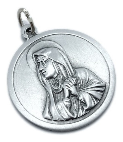Medalla Nuestra Señora De Los Dolores - Grabado - 30mm / Al