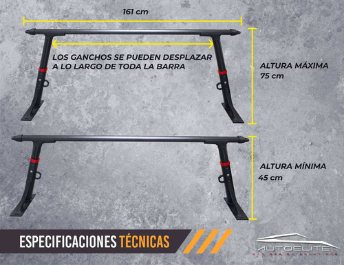Barras Roll Bar Y Canstilla Portaequipaje Pick Up Para Batea
