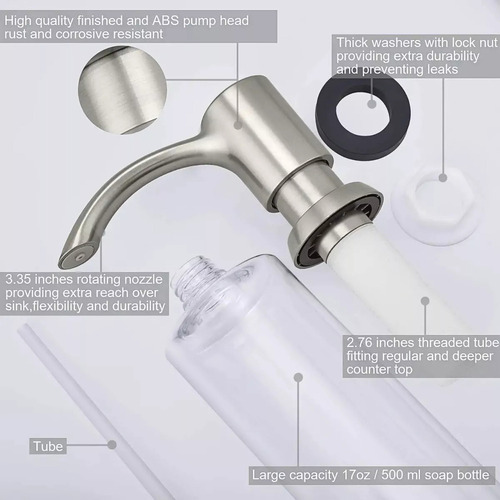 Dosificador Porta Sabonete Líquido Y Detergente 300ml