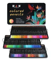 Comprar H & B 120 Lápices De Colores De Dibujo Profesionales Trazo Foto
