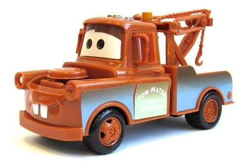 Cars Rayo Mcqueen Mate Auto A Fricción 1:16 22cm Color Multicolor