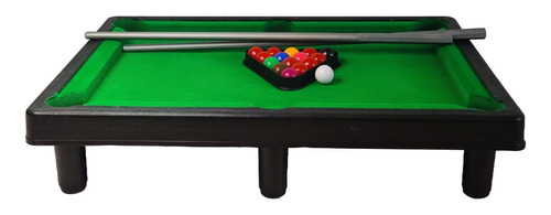 Set Mesa Billar Juego Pool Accesorios Bolas Palos Portatil