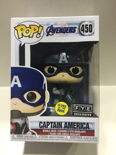 Pop! Funko Captain America Fye Glows In The Dark