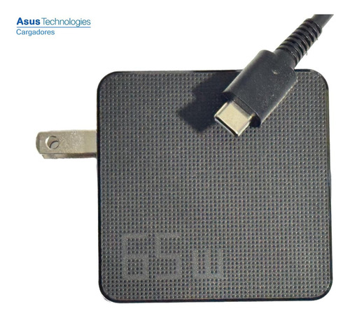 Cargador Asus C 20v 3.25a 45w 65w Zenbook 13 Color Negro