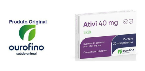 Ativi Uc Ii Regenerador Articular Ourofino 40mg