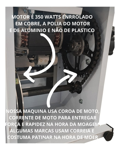 Mini Serra Fita Mesa Móvel Com Moedor Carne Boca 5 Bja-150
