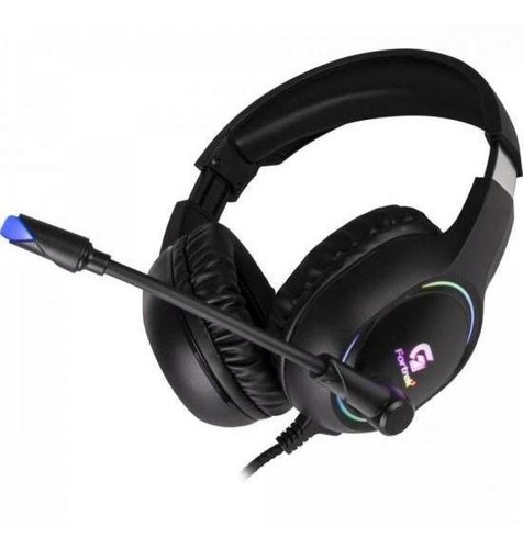 Headset Gamer Rgb Holt Preto Fortrek Polaridade Omni-direci