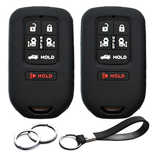 2 Fundas De Silicona Llave Compatible Honda Odyssey Int...