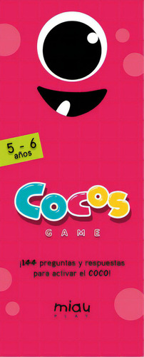Cocos Game 5  6 Años, De Vv. Aa.. Editorial Jaguar, Tapa Dura En Español