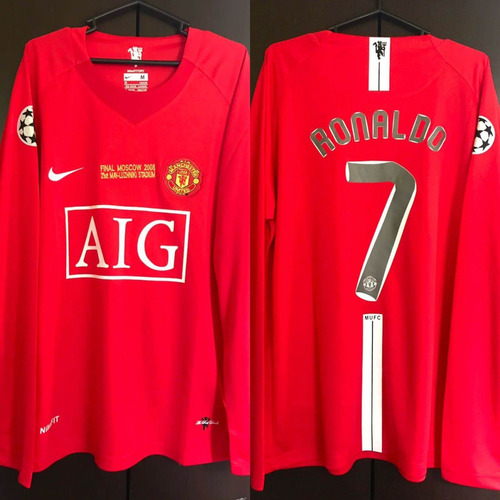Camiseta Ronaldo Retro Manchester United Final Moscu 2008