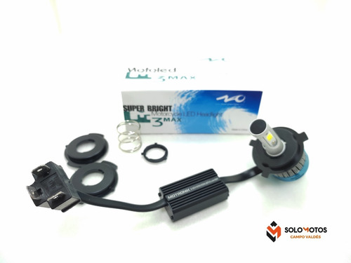 Bombillo Hid Led Moto O Carro 4000lm H4