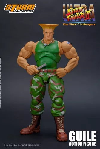 Guile Street Fighter Boneco Colecionável Resina