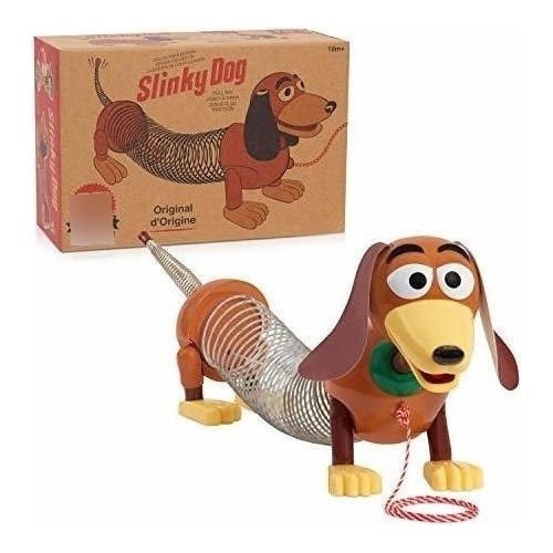 Figura De Dinosaurio Retro Slinky Dog, El Juguete Original D