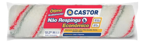 Rolo La Castor Economico 23cm Nao Respinga - 333 - Kit C/12 