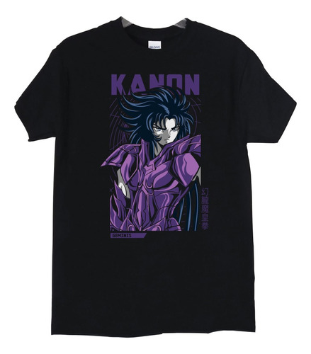 Polera Saint Seiya Kanon De Geminis Purpur Anime Poleradicto